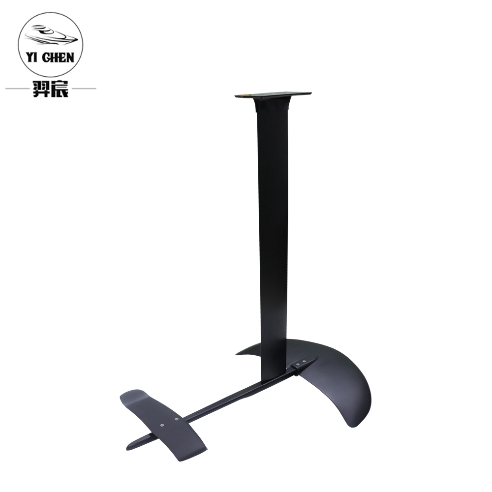 Black full carbon fiber aluminum alloy hydrofoil surfboard sea sports station upright power instrumental assistance with direct marketing