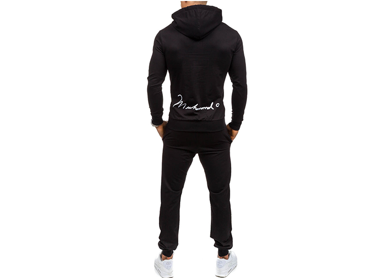 2020 Mens Boxing Champion Hooded Sweater Pants Sports Suit Mens White