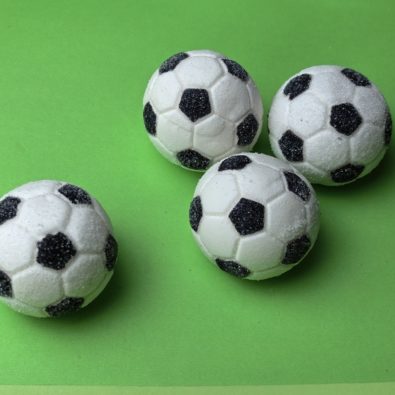 Football Marshmallow Dessert Cake Decoration Children's Birthday Party Creative Shaped Gummy Candy