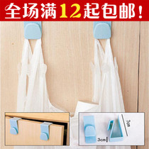 Full 12 yuan hook $ 10 KG door after indent nail - free hook (2 mount) linked creativity