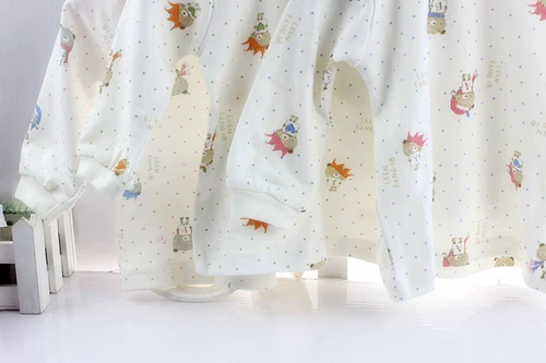 Нижнее белье, детский комплект, хлопковый лонгслив, комбинезон, пижама, осеннее