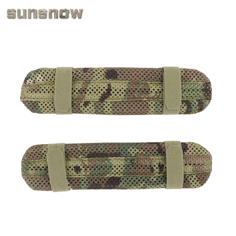 Sun Snow Tactical Shoulder Bag Shoulder Pad Mesh Material Cushion Shoulder Inclined Satchel Shoulder Pad Vest Shoulder Pad Breathable camouflated Import