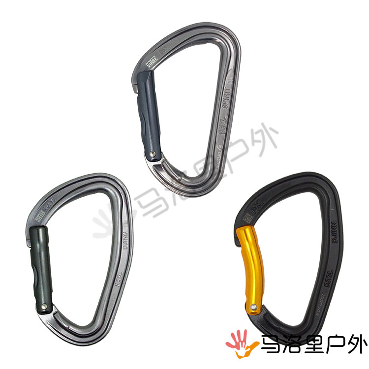 PETZL Climbing Quick Hanging M60A Steel Quick Hanging M53A Straight Door SPIRIT Curved Door DJINN Climbing Outdoor UltraLight