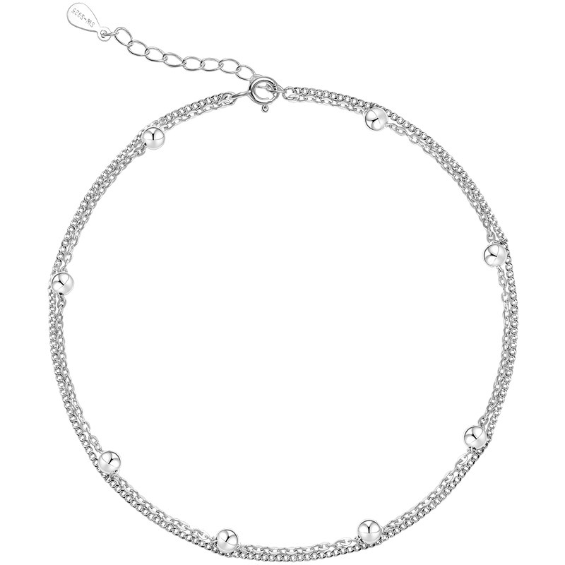 Bracelet de cheville Femme en Argenterie - Ref 3103960 Image 5