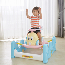 Korean Lunastory hilarious bug children swing twist car Spring bouncy car rocking chair four-in-one toy