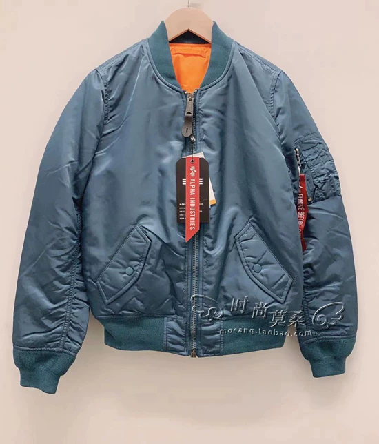 Коллекция Spot Alpha Industries Alpha MA-1 L-2B полуприлегающая бомбер-куртка хлопковая куртка для мужчин и женщин