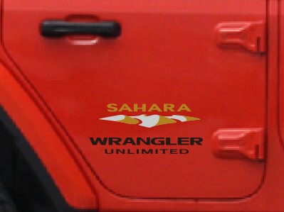 Wrangler Sahara Rubicon Car Stickers Sahara Stickers Robin Hood Rubicon Hood Lettering Car Stickers