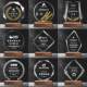 High-end wooden crystal trophy customized solid wood luminous trophy company annual meeting to commemorate outstanding employees