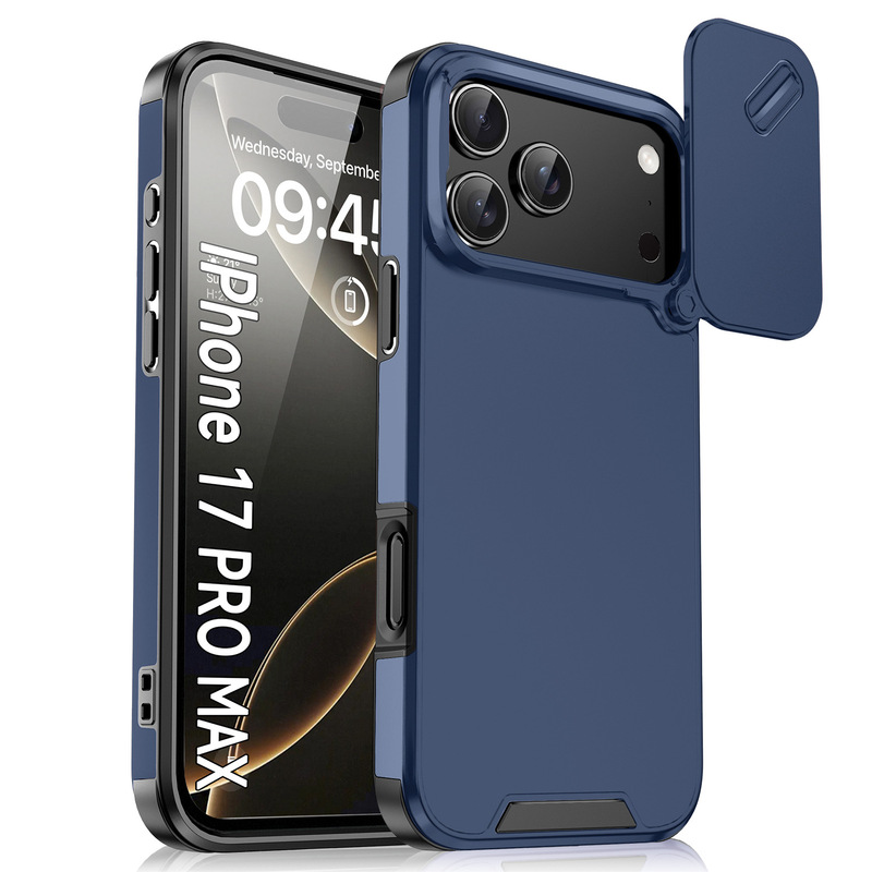 Suitable for Apple iPhone 17 Pro Max Exclusive Phone Case, 16 Pro Full Coverage, 15 Camera Protection with Lens Cover, 14P Can Be Opened, 13 Sliding Window, 2025 New Model with a High-End Feel