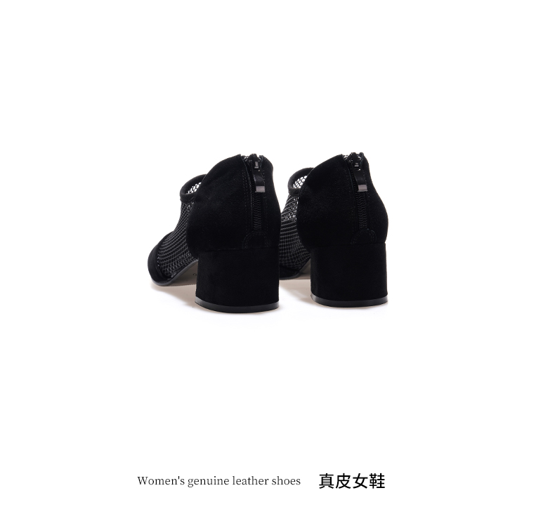 C8403 1620K GIÀY DÉP SANDAL NỮ JIARELA MŨI TRÒN GÓT VUÔNG MÙA HÈ GIÀY DÉP NỮ DA BÒ G05 SẢN PHẨM MỚI