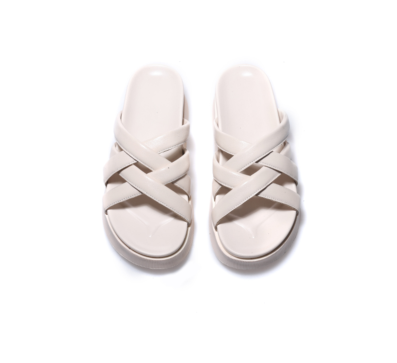 C8326 1620K GIÀY DÉP SANDAL NỮ JIARELA ĐẾ MỀM MÙA HÈ ĐẾ CAO GIÀY DÉP NỮ DA BÒ G05 SẢN PHẨM MỚI