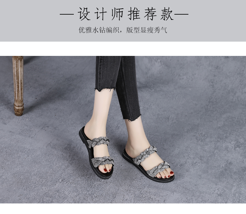 C8327 1520K GIÀY DÉP SANDAL NỮ JIARELA GẮN ĐÁ ĐẾ MỀM MÙA HÈ TRUNG NIÊN GIÀY DÉP NỮ G04 SẢN PHẨM MỚI