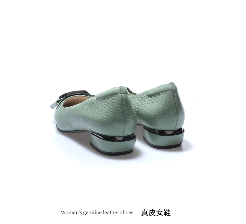 C8448 1520K GIÀY DA NỮ JIARELA MŨI NHỌN MÙA HÈ GIÀY DÉP NỮ DA BÒ G04 SẢN PHẨM MỚI