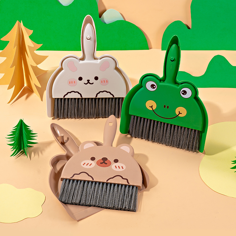 Desktop Mini Broom Set, Broom Tool for Children and Elementary School Students, Dustpan Combination, Small Broom for Desk and Table
