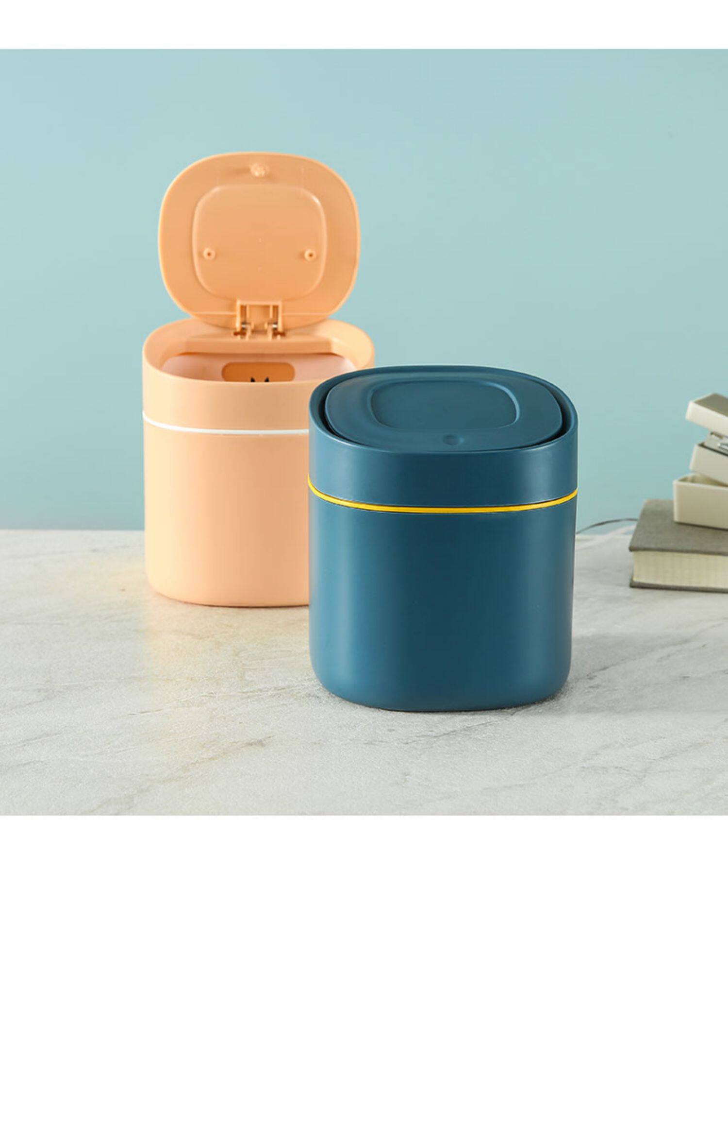 Урна 桌面垃圾桶轻奢风迷你创意小号客厅卧室桌上梳妆台书桌垃圾收纳筒 A Garden of Hope