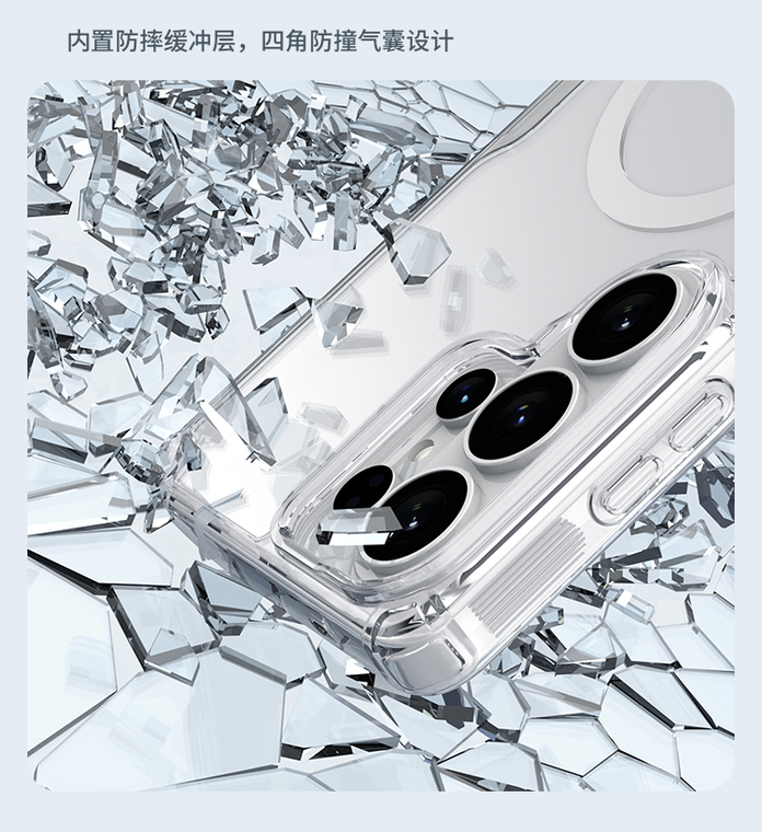 Nillkin Magnetic Ring Transparent Samsung Phone Case