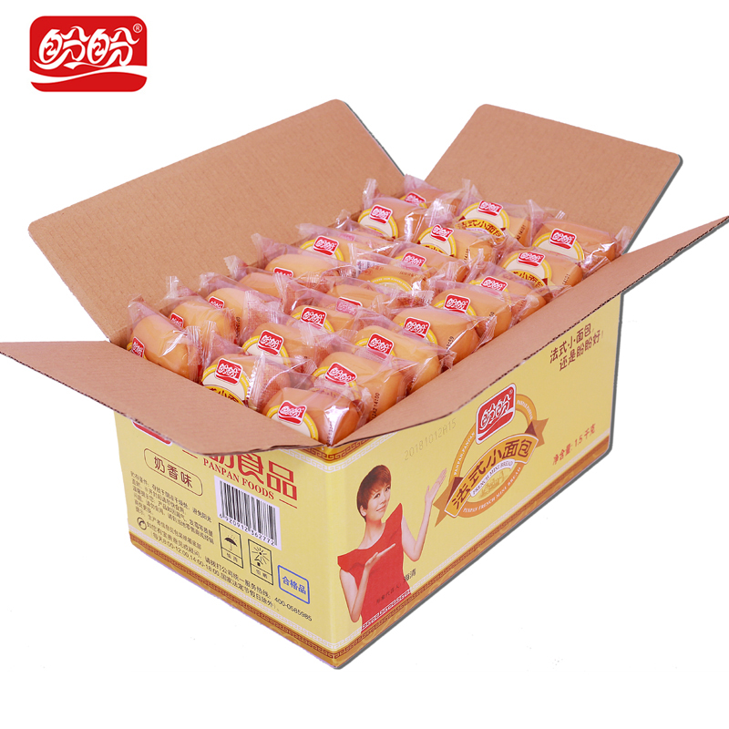Hope Far-style Small Bread Wholesale Whole Box Hand Ripping Bread Casual Food Celeriatry Cake Dot breakfast Zero Snack Meal