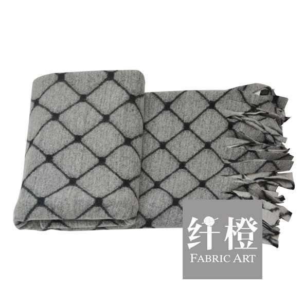 Vải màu cam / phòng mô hình mềm mại / đơn giản hiện đại khăn kẻ sọc chăn giản dị chăn đan chăn / 6 màu - Ném / Chăn chăn lông lạc đà