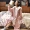 Váy ngủ lông cừu san hô mùa thu đông nữ pyjama dứa dài có thể mặc bên ngoài để giữ ấm, váy ngủ nữ, dịch vụ tại nhà - Night Robe