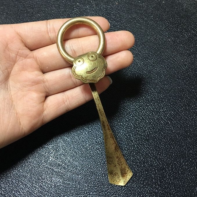 【Clerical Robe Clasp】Traditional Ruyi Clasp for Robe Collar, Seven-Hook Clasp, Pure Copper Traditional Clasp, Premium Ancestor Robe Clasp