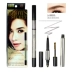 Authentic Thái Mistine3D bút chì kẻ lông mày nhuộm lông mày kem ba trong một không thấm nước và chống mồ hôi không dễ bị nhòe chì kẻ mày the face shop bảng màu Bút chì lông mày / Bột / Stick