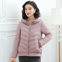2020 winter clothes new womens cotton down cotton clothes slim coat short fashion hooded thin womens small padded jacket
