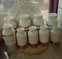 Foreign Trade Export Minimalist Stripe Vases Vases Blemish Special Price