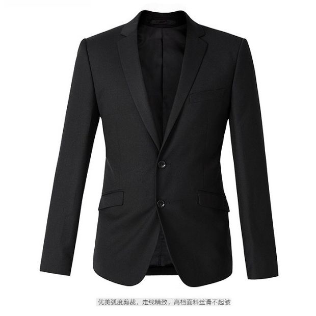 Bộ đồ G2000 phù hợp với nam giới mùa thu đông màu đen Bộ đồ giản dị Slim kinh doanh miễn phí nóng chuyên nghiệp váy cưới quần đũi nam