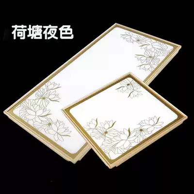 Integrated ceiling LED panel light 3D art grid light European carved lighting integrated lighting