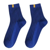 Демисезонные носки, черные трендовые спортивные дезодорированные гольфы, увеличенная толщина, впитывают пот и запах, средней длины