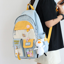 2021 Backbone Bag Ridge Oversized schoolbag Years High School Students Reduces Net Red Girls High Yan Value Junior High School New Capacity