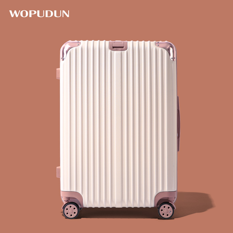 Walpton suitcase female small pull-lever case 24 inch light boarding sturdy and durable Japanese family suitcase 2022
