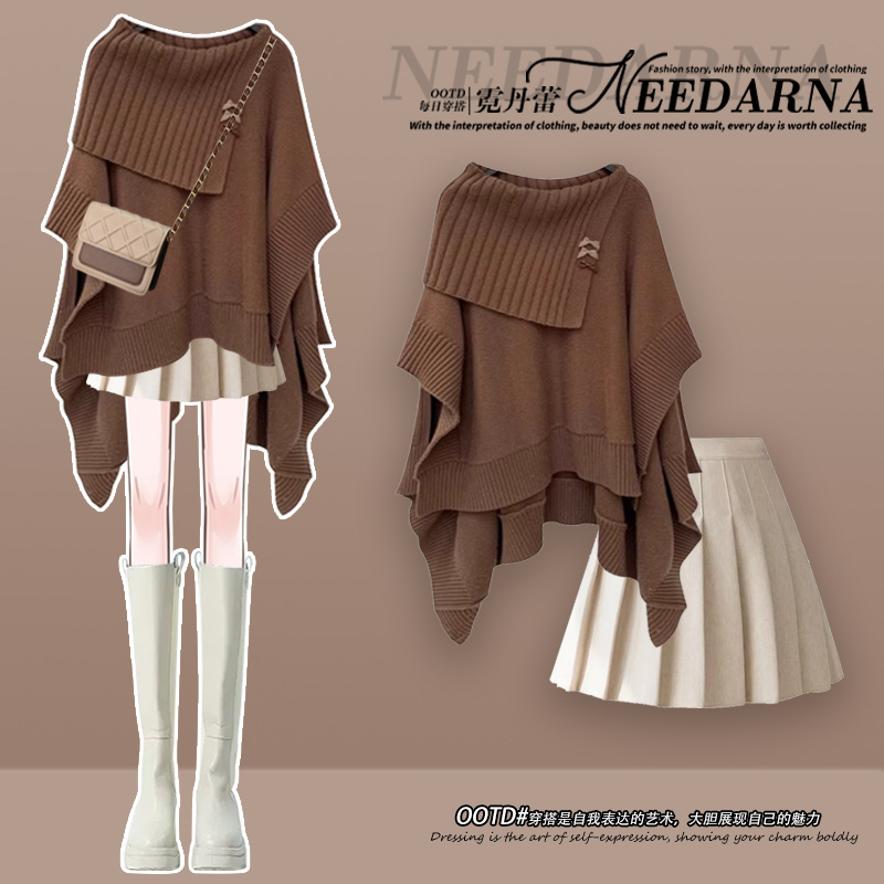 French-Style High-End Sweater for Women, Early Spring, Lazy Style, Artistic Design, Cute Knitwear for Petite Figures