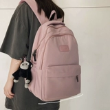 Ранец, сумка через плечо, вместительный и большой рюкзак, бретели, для средней школы, простой и элегантный дизайн, подходит для студента, защита позвоночника