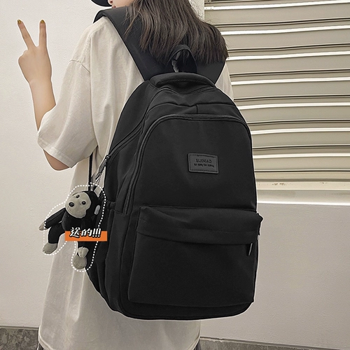 Ранец, сумка через плечо, вместительный и большой рюкзак, бретели, для средней школы, простой и элегантный дизайн, подходит для студента, защита позвоночника