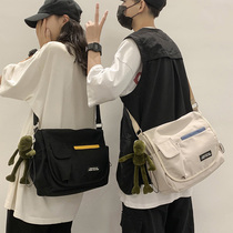 Bag 2020 new Korean fashion couple tooling student messenger bag female ins Joker super fire shoulder bag men
