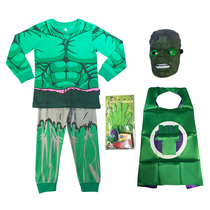 Childrens spiders pajamas steel autumn clothes and trousers boys Super Giant home clothes beauty captain performance costume