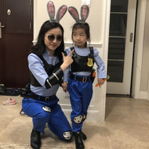 Crazy Animal City cos costume children judy hat Nick judy Fox suit plush rabbit ear tail