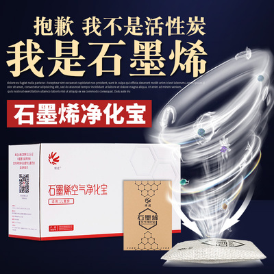 石墨烯活性炭包除味甲醛新房家用装修强力型竹