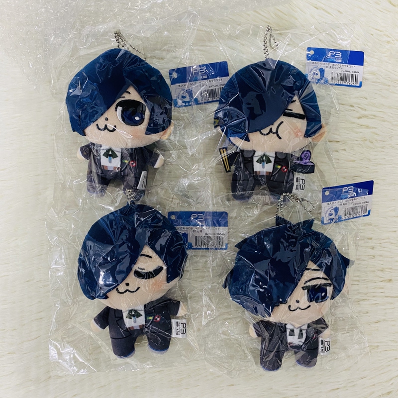 Persona P3Rp5R Plush Keychain Katsuragi Rinon, Amagi Ren, Akuma Goro Persona P3Rp5R Plush Keychain Katsuragi Rinon, Amagi Ren, Akuma Goro