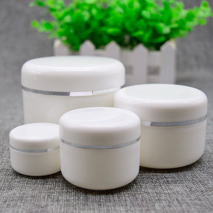 250g 250g 100g 50g 50g 20g PP cream box hot silver paste cream split box silver side paste cream split bottle