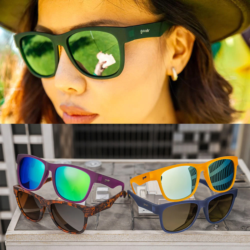 American Goodr Bfg Running Sunglasses for Big Faces, Slimming, Non-Slip, Anti-Uv, Cross-Country Outdoor Sports Sunglasses