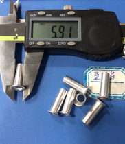 Aluminum hollow rivets 6*0 6*17 5 total length 0 06 yuan each