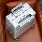 御旅 Металлический чемодан подходит для мужчин и женщин, коробка, алюминиево-магниевый сплав, 24 дюймов