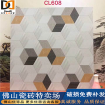 Eurostyle 600x600 antique flower brick anti-slip kitchen tile wall brick retro art living room Restaurant parquet floor tiles