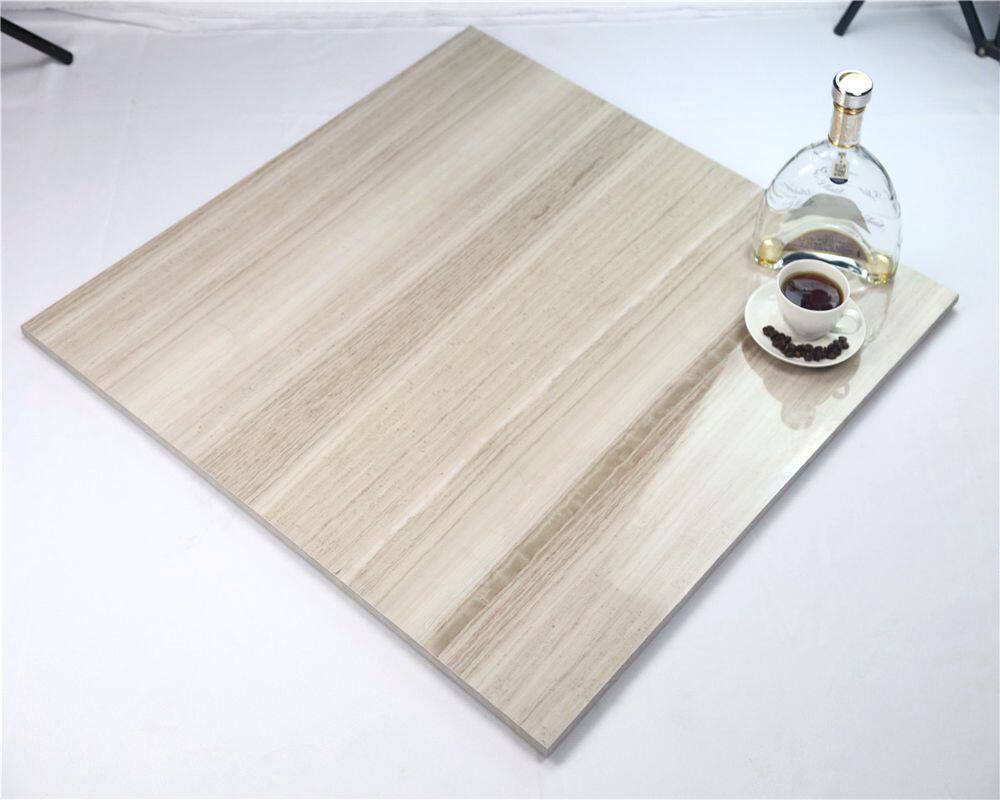 Foshan manufacturers tile Italian wood grain whole body marble 800*800 living room dining room non-slip floor tiles wall tiles