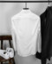 Áo len nhà mùa xuân 2019 mẫu cotton mỏng chống nhăn cổ áo vuông nhỏ tay dài tay nam trắng tinh khiết chống nhăn tay dài - Áo áo sơ mi unisex Áo