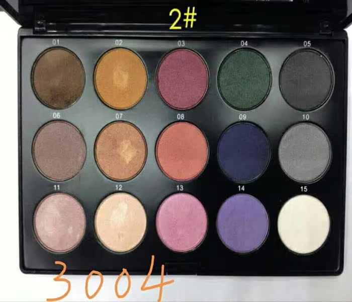 Meiqian Hengcai gorgeous 15-color 28-color large box eye shadow tray stage photo studio makeup multi-color eye shadow