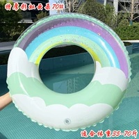 Озеро синее вечнозеленое радужное облако дуэт 70#