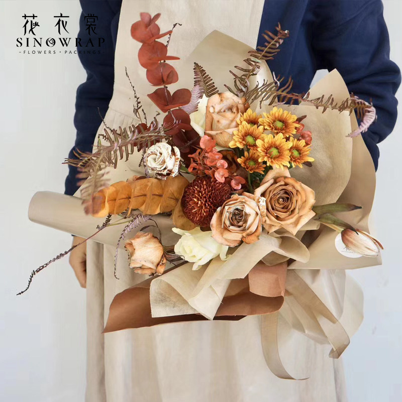 Floral clothes Korean cotton paper lined with bottom wrapping paper waterproof unwoven fabric floral bouquet of floral bouquet of floral bouquet